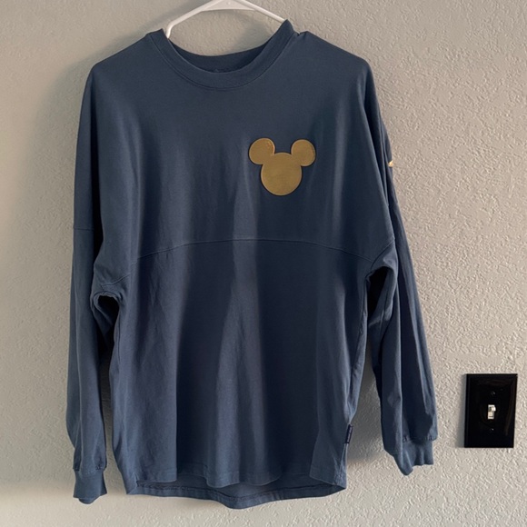 Disneyland Resort Tops - Mickey Mouse Icon Long-Sleeve Top - Slate Blue